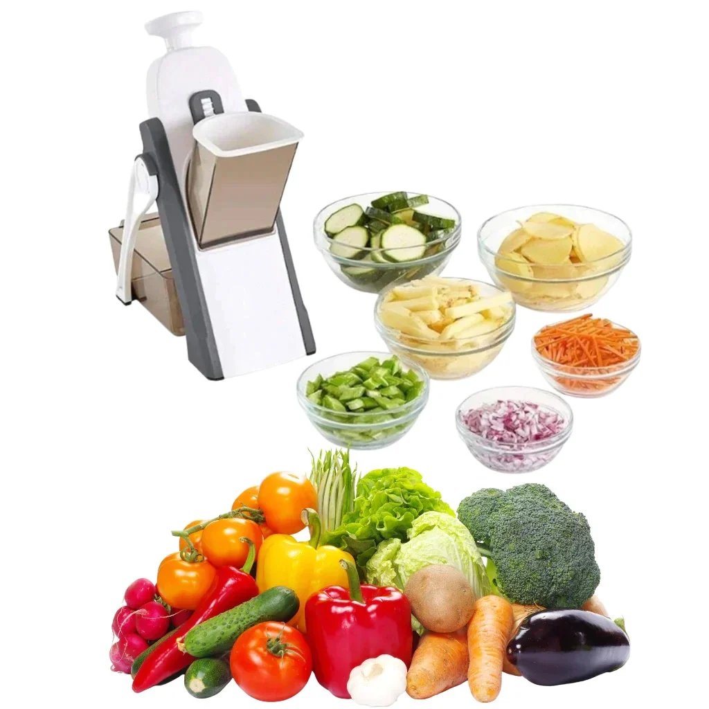 HomeDeQcoR™ All in 1 Vegetable Chopper Slicer for Kitchen - Home DeQcoR