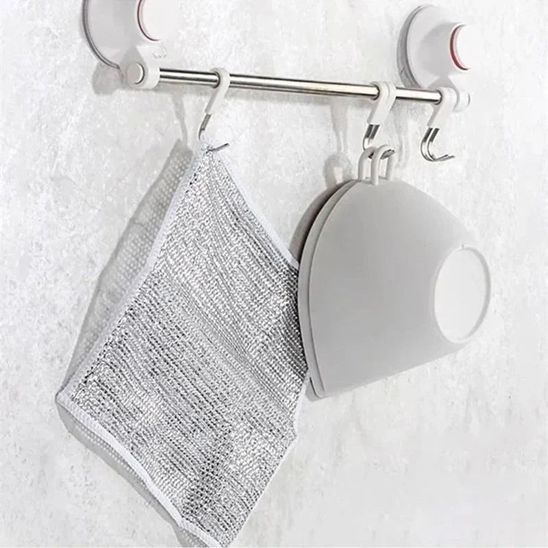 Kartus™ Non Scratch Dish Wash Cloths Pack of 10 (Buy 5 Get 5 Free)