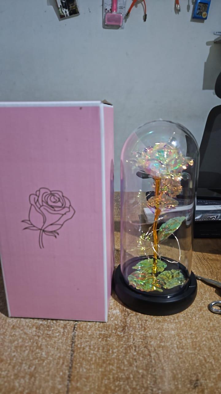 Rose Light Up Flower - Home DeQcoR