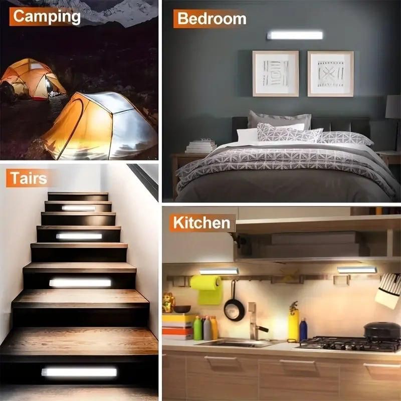 Recharable Wireless Motion Sensor LED Strip Light - Home DeQcoR