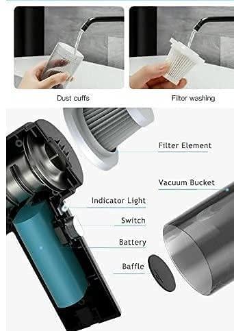 Portable Air Duster Wireless Vacuum Cleaner - Home DeQcoR