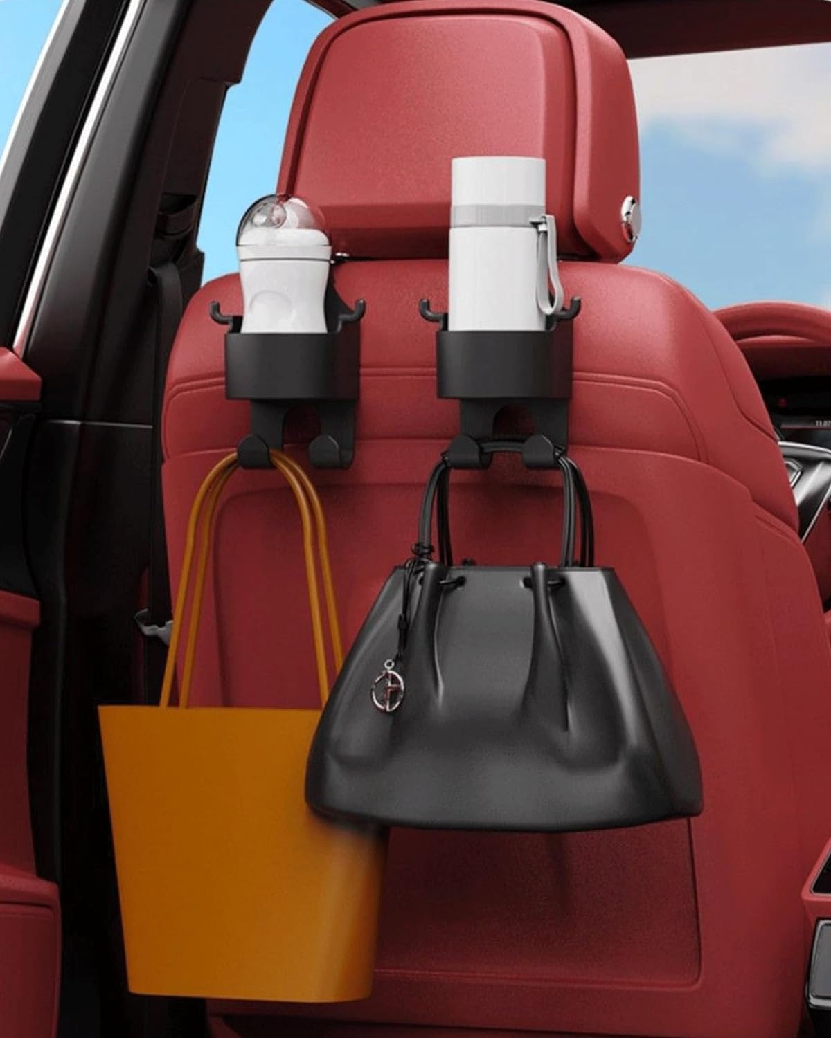 Car multifunctional Hanging Storage Cup & Mobile Holder - Home DeQcoR