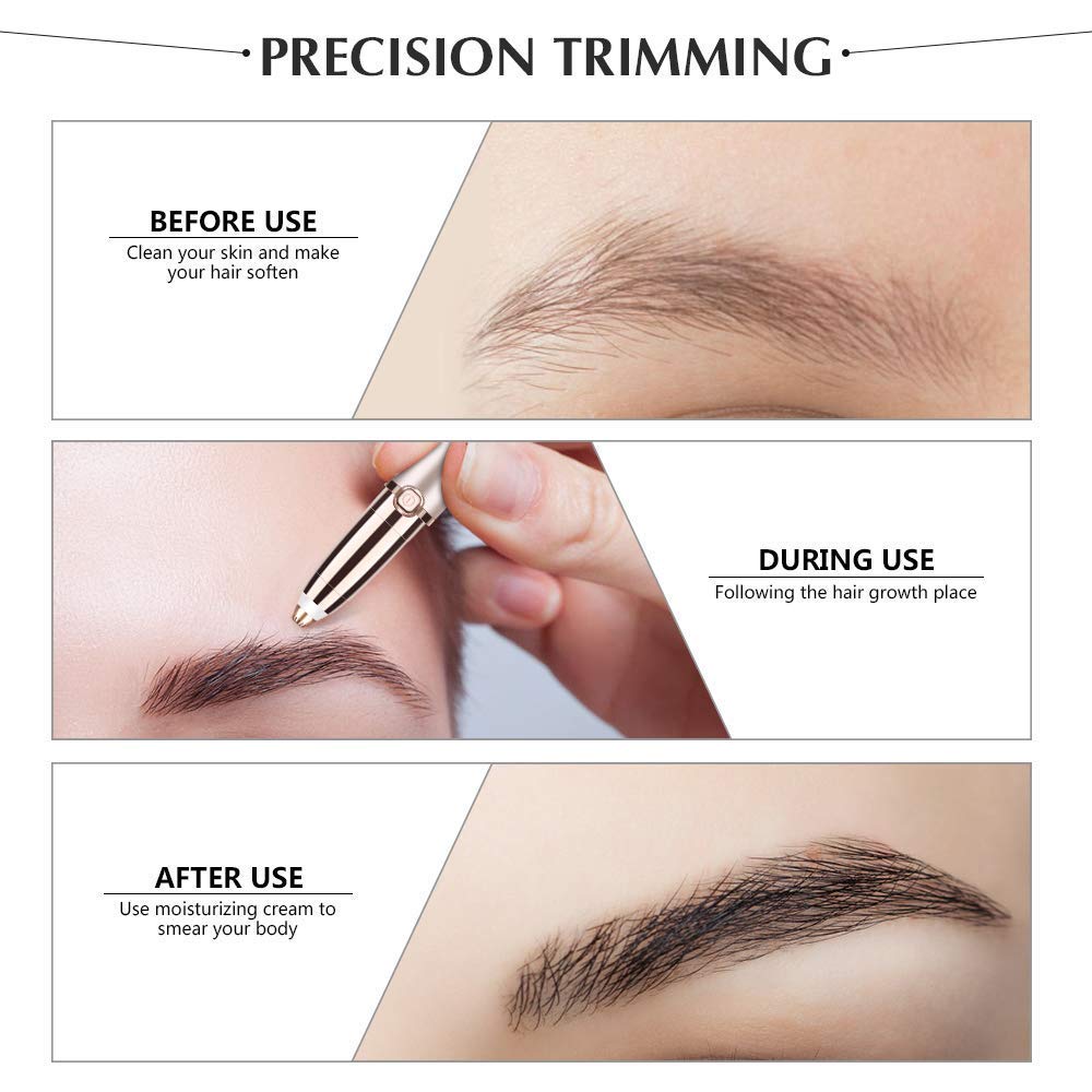SilkyTouch™ Precision Hair Remover – For Eyebrows, Face & Upper Lip