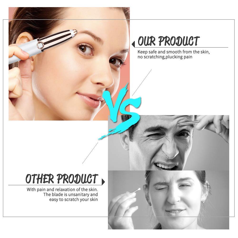 SilkyTouch™ Precision Hair Remover – For Eyebrows, Face & Upper Lip