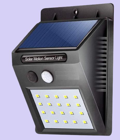 Solar Led Light ( 20 Bright LED, Sensors) - Home DeQcoR