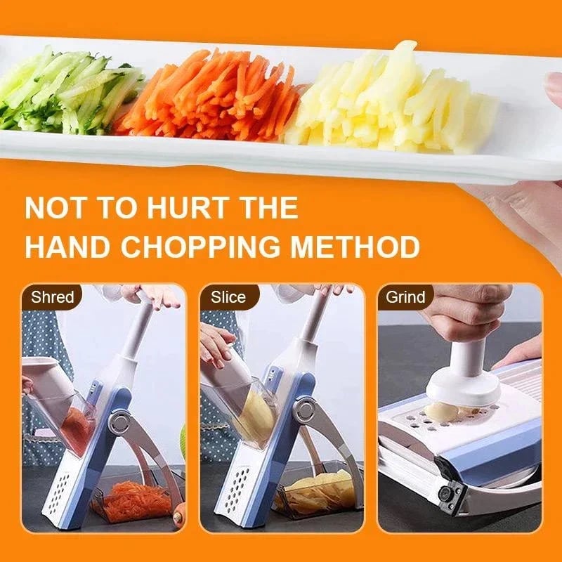 HomeDeQcoR™ All in 1 Vegetable Chopper Slicer for Kitchen - Home DeQcoR