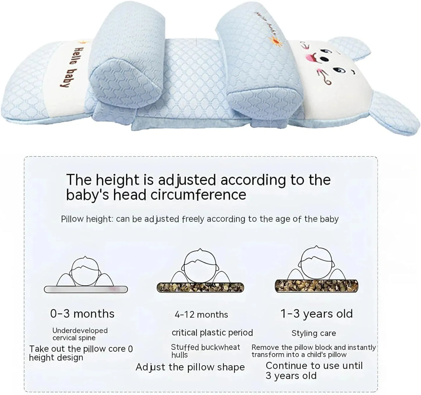 India’s #1 Head Shaping Pillow- Protect Your Baby’s Head Shape from Day One