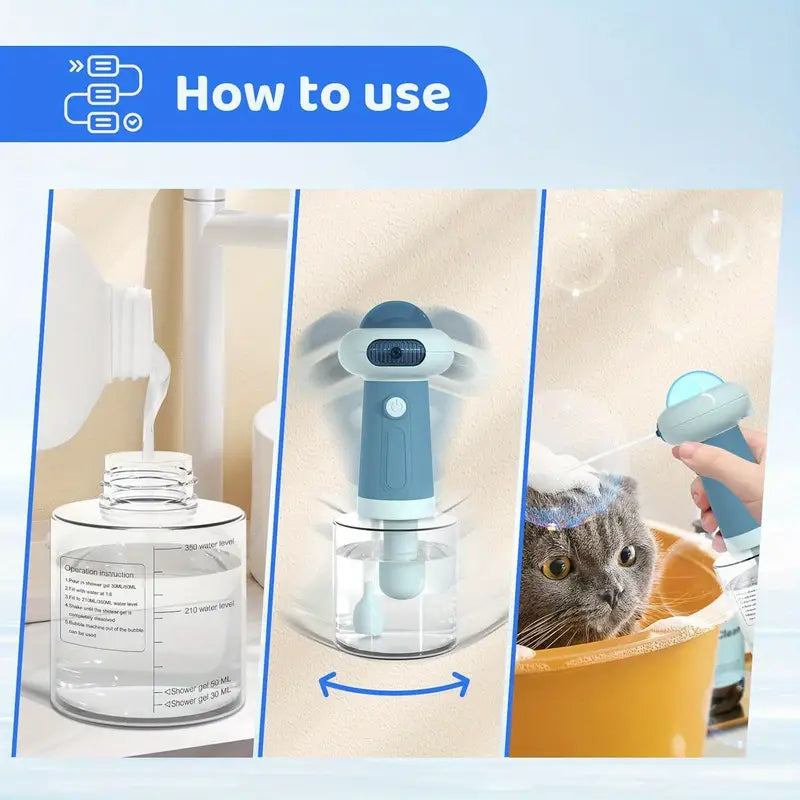 🛁 FurrFoam™ – The Smartest Way to Bathe Your Pet (or Yourself!)