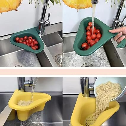 Multipurpose Plastic Kitchen Sink Organizer Corner(Pack of 2)