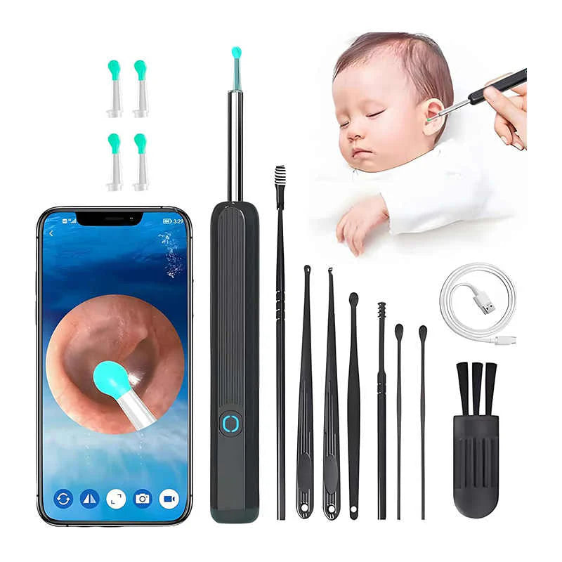 š¦»OtoCare Pro⢠Smart Visual Ear Wax Cleaner with HD Camera, Waterproof, Wireless Ear Scope, LED Lights ā Compatible with Android & iOS ā
| Money-Back Guaranteešø