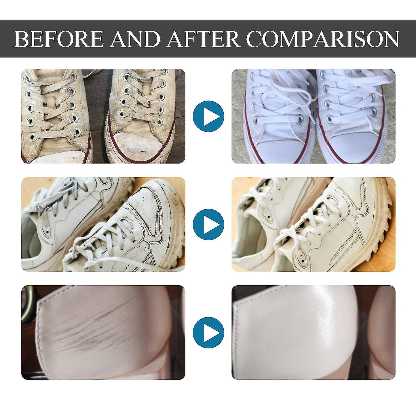 Sneaker Bright: Fast-Acting White Shoe Cleaner & Stain Remover Spray - Home DeQcoR