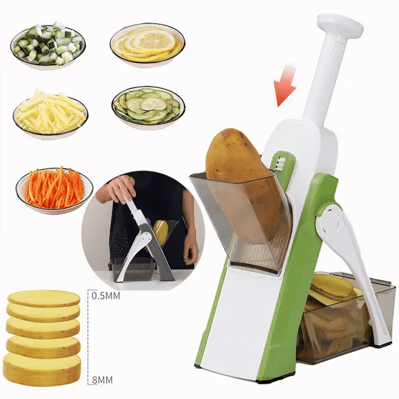 HomeDeQcoR™ All in 1 Vegetable Chopper Slicer for Kitchen - Home DeQcoR