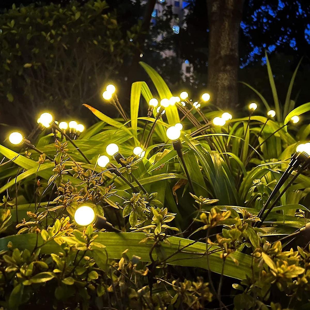 ENCHANTING FIREFLY LIGHTS: UNIQUE SOLAR POWERED GARDEN LIGHTS (MULTI SETS) - Home DeQcoR