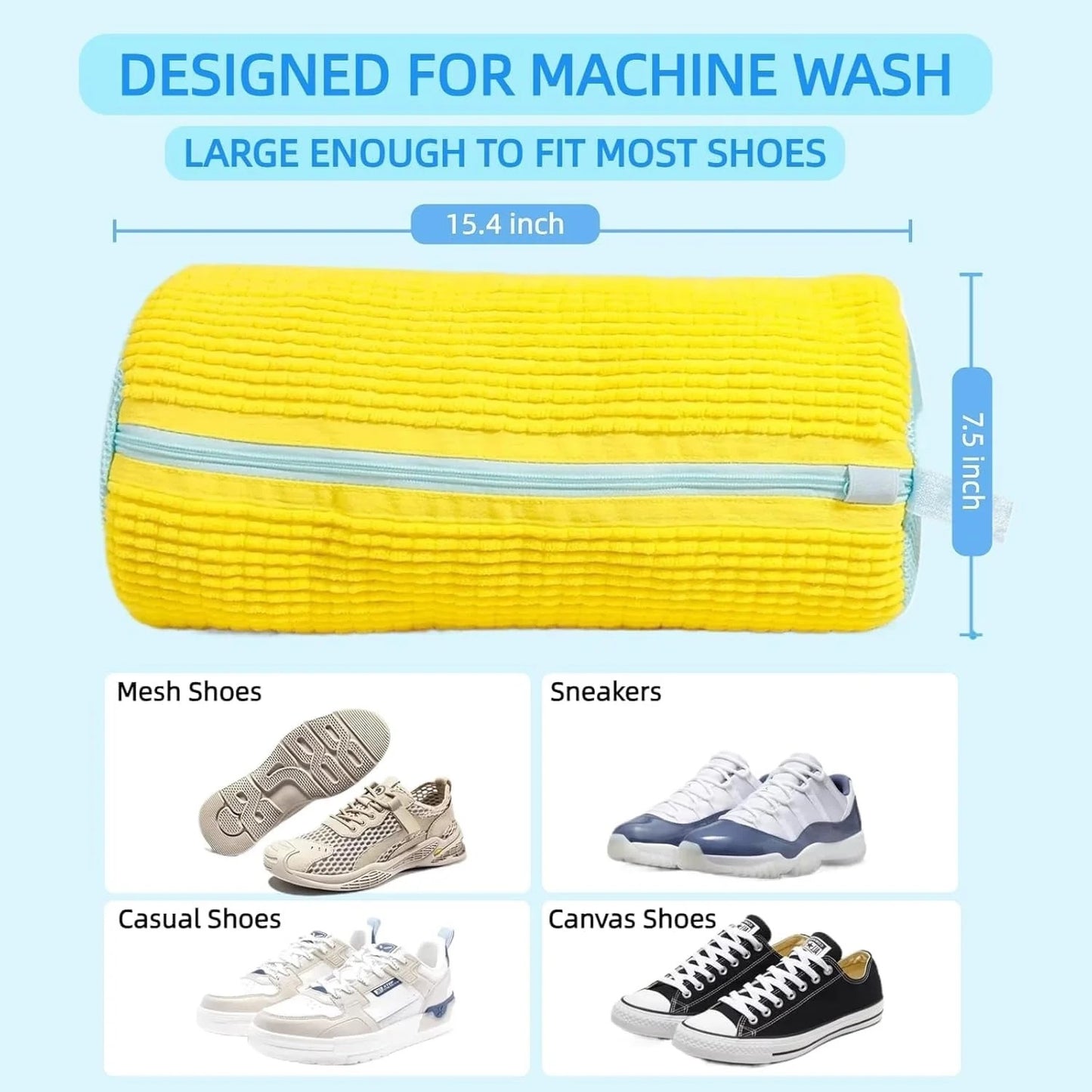 SneakGuard™ – The Easy Way to Wash Shoes in the Machine