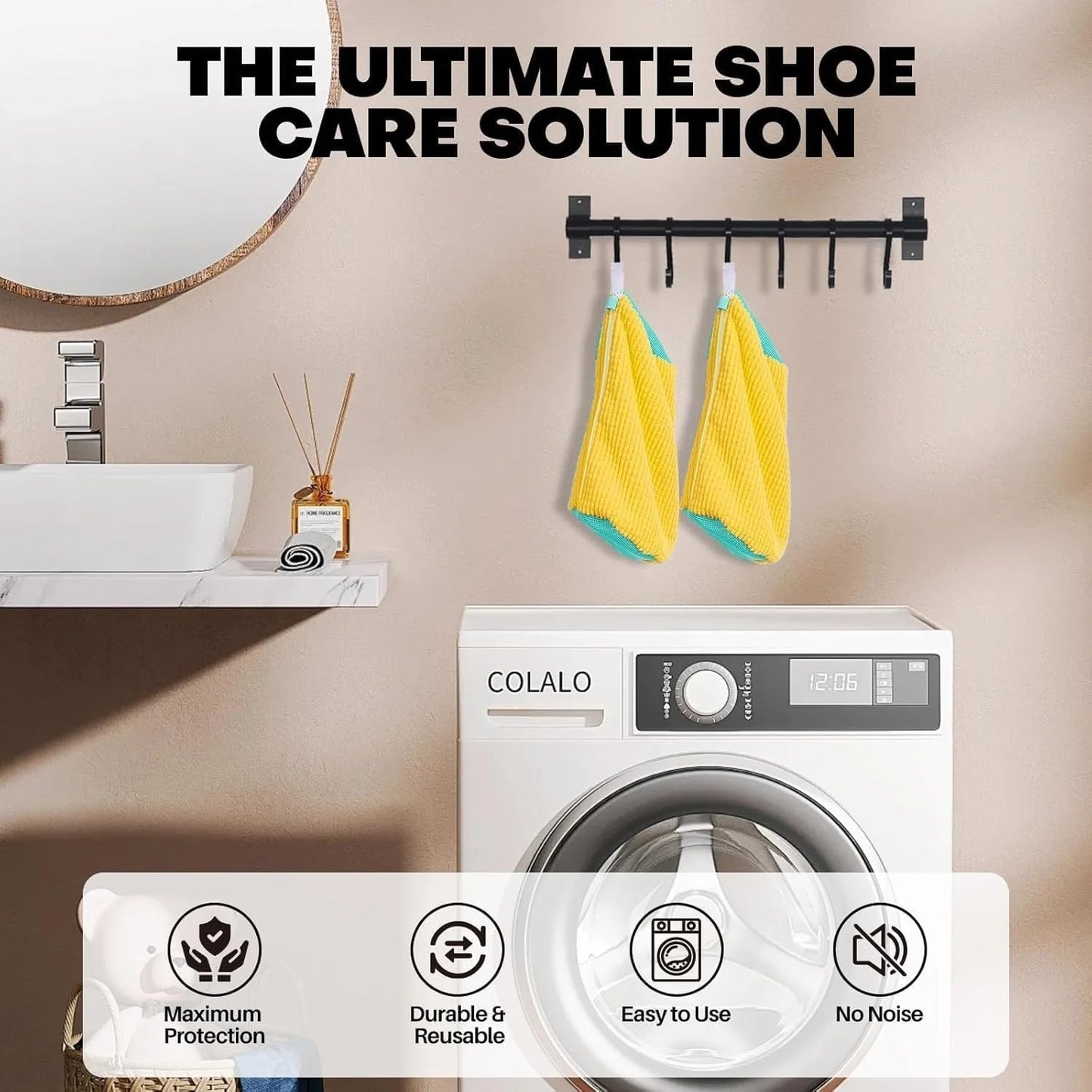 SneakGuard™ – The Easy Way to Wash Shoes in the Machine