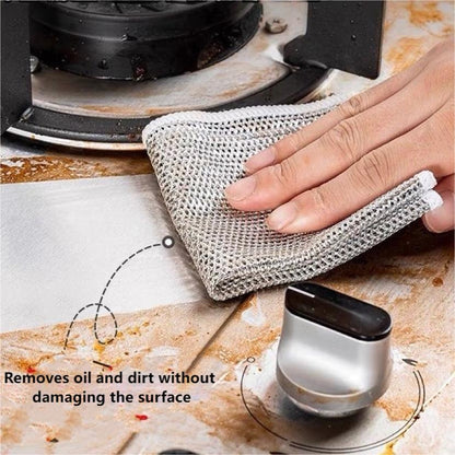 Kartus™ Non Scratch Dish Wash Cloths Pack of 10 (Buy 5 Get 5 Free)