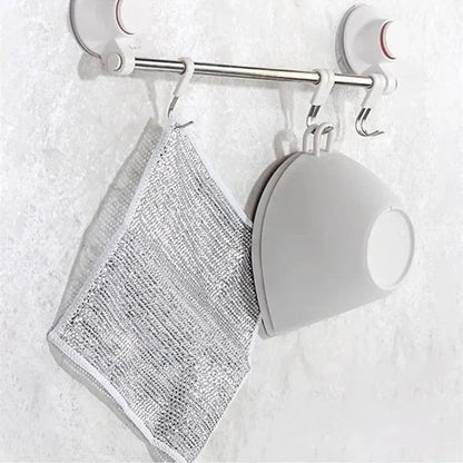 Kartus™ Non Scratch Dish Wash Cloths Pack of 10 (Buy 5 Get 5 Free)