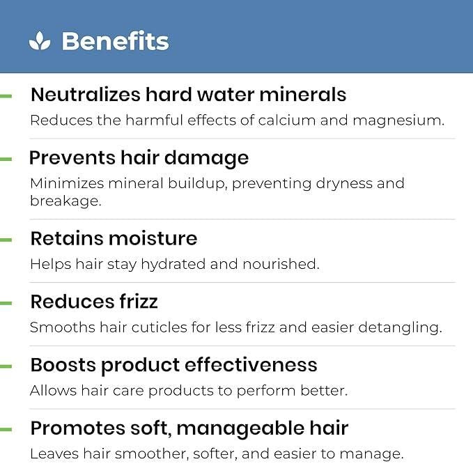 Herbal Instant Water Softener | Makes Your Water Hair & Skin Friendly | Reduces Hair Fall & Skin Itching | Disables Hardness & Maintains pH Level | Non Toxic and 100% Safe | 500 ml