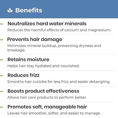 Herbal Instant Water Softener | Makes Your Water Hair & Skin Friendly | Reduces Hair Fall & Skin Itching | Disables Hardness & Maintains pH Level | Non Toxic and 100% Safe | 500 ml