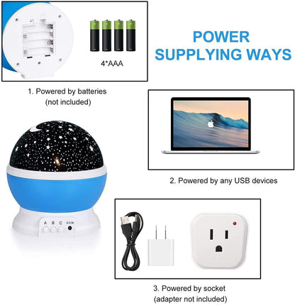 Star Moon Night Light - Home DeQcoR
