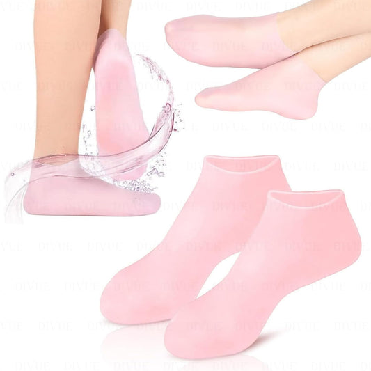 Luxury Spa Gel Socks – Deep Hydration, Moisturizing and Repair for Dry, Cracked Feet!