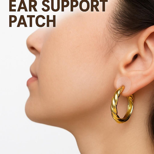 Earliftz™ – Invisible Patches That Relieve Earring Pull & Protect Your Earlobes (100 PCS)