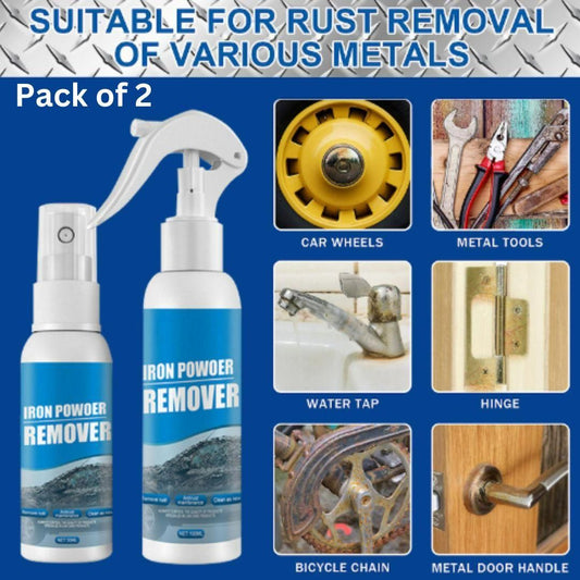 Powerful Rust Remover Spray- Car Rust Remover Spray 100ML (Pack of 2)