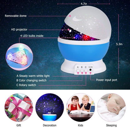 Star Moon Night Light - Home DeQcoR