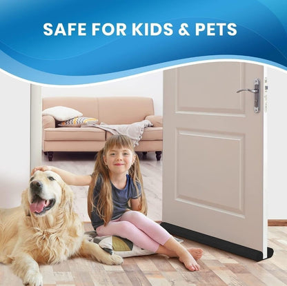 Door Bottom Gap Filler – Soundproof, Noise Reduction, Energy-Saving Door Stopper and Dust & Insect Protector