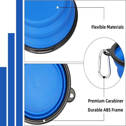 FlexiPaw Feeder - Compact Silicone Pet Dish - 350ml
