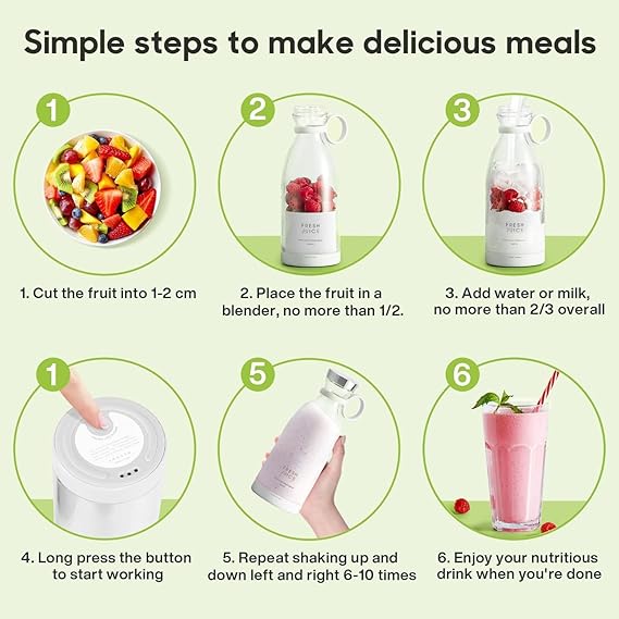 Travel Portable Juice Blender - Home DeQcoR