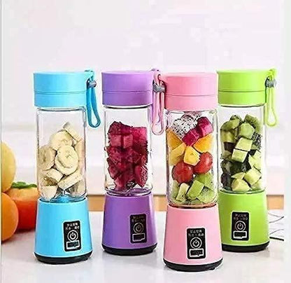6 Blade Juicer- Portable Electric 6 Blade USB Juice Maker (380 ml) - Home DeQcoR