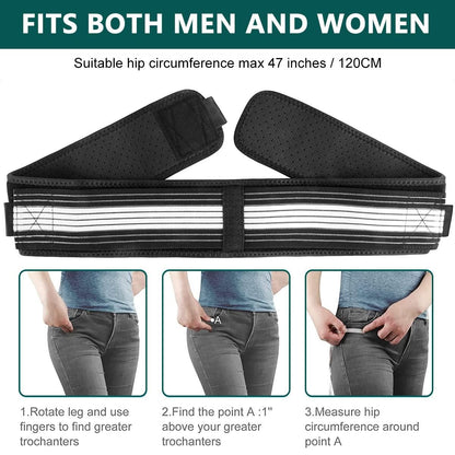KARTUS™ Flexi Back Belt - Adjustable Lower Back Support Brace for Men and Women