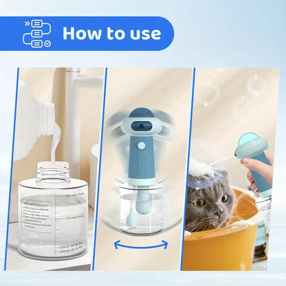🛁 FurrFoam™ – The Smartest Way to Bathe Your Pet (or Yourself!)