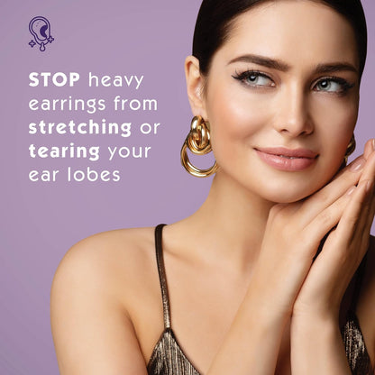 Earliftz™ – Invisible Lift for Heavy Earrings ✨ (🔥Buy 50 Get 50 Pcs Free)