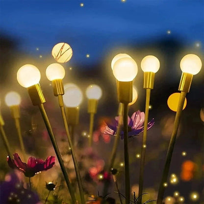 ENCHANTING FIREFLY LIGHTS: UNIQUE SOLAR POWERED GARDEN LIGHTS (MULTI SETS) - Home DeQcoR
