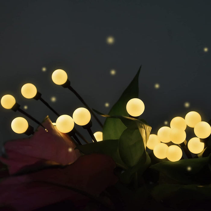 ENCHANTING FIREFLY LIGHTS: UNIQUE SOLAR POWERED GARDEN LIGHTS (MULTI SETS) - Home DeQcoR