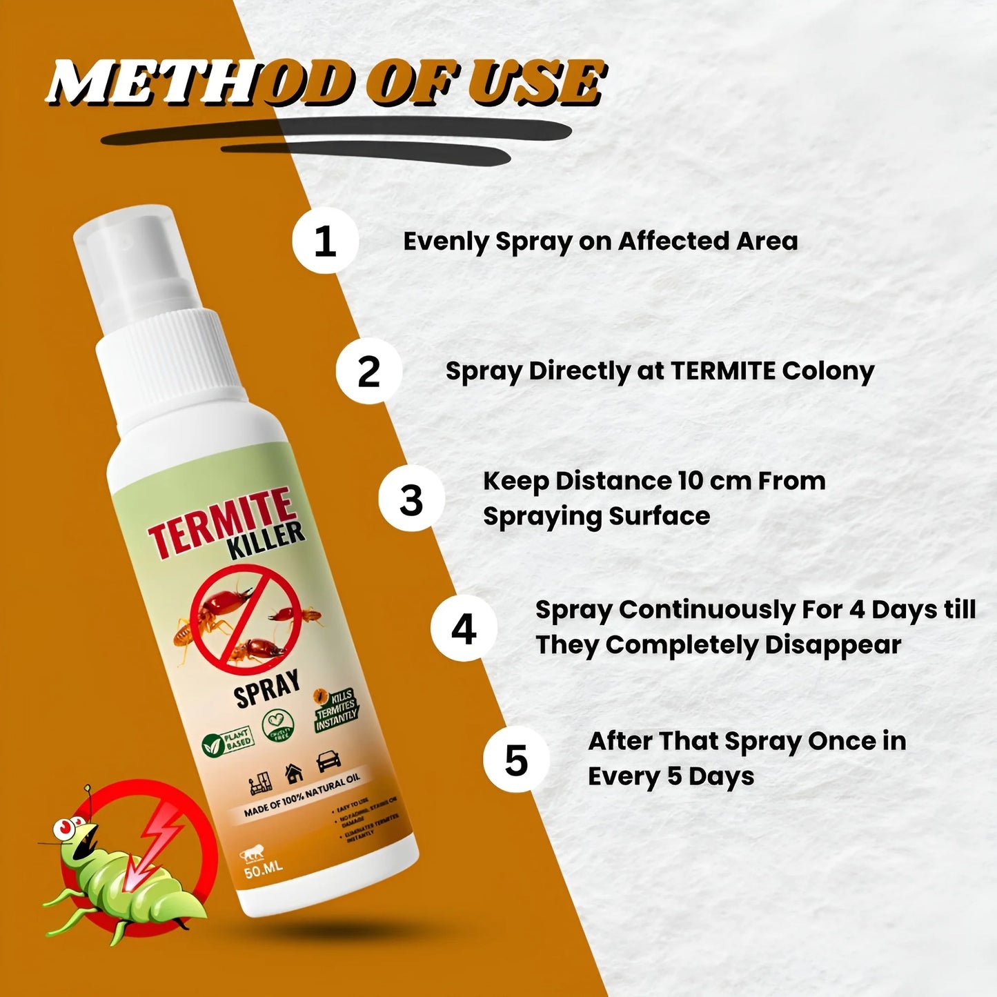Termite Killer Spray – Effective Action, effective Protection